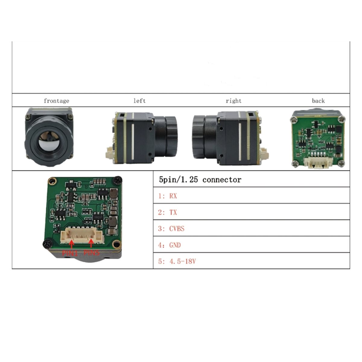 Módulo de Imagen Térmica Infra - Drone Camera Thermal reseña y precio