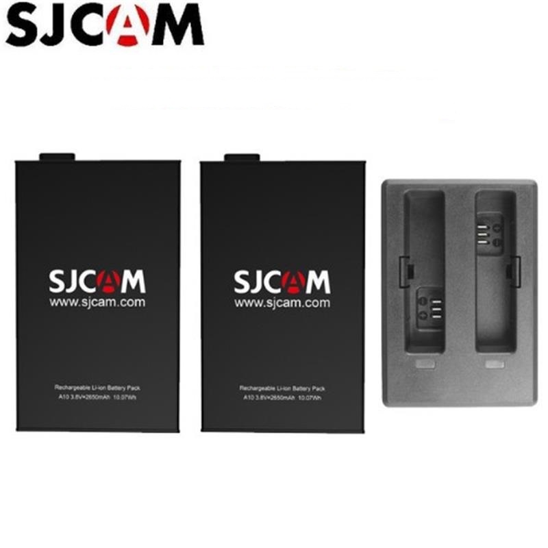SJCAM-cargador de batería reca - Drone Camera Action reseña y precio