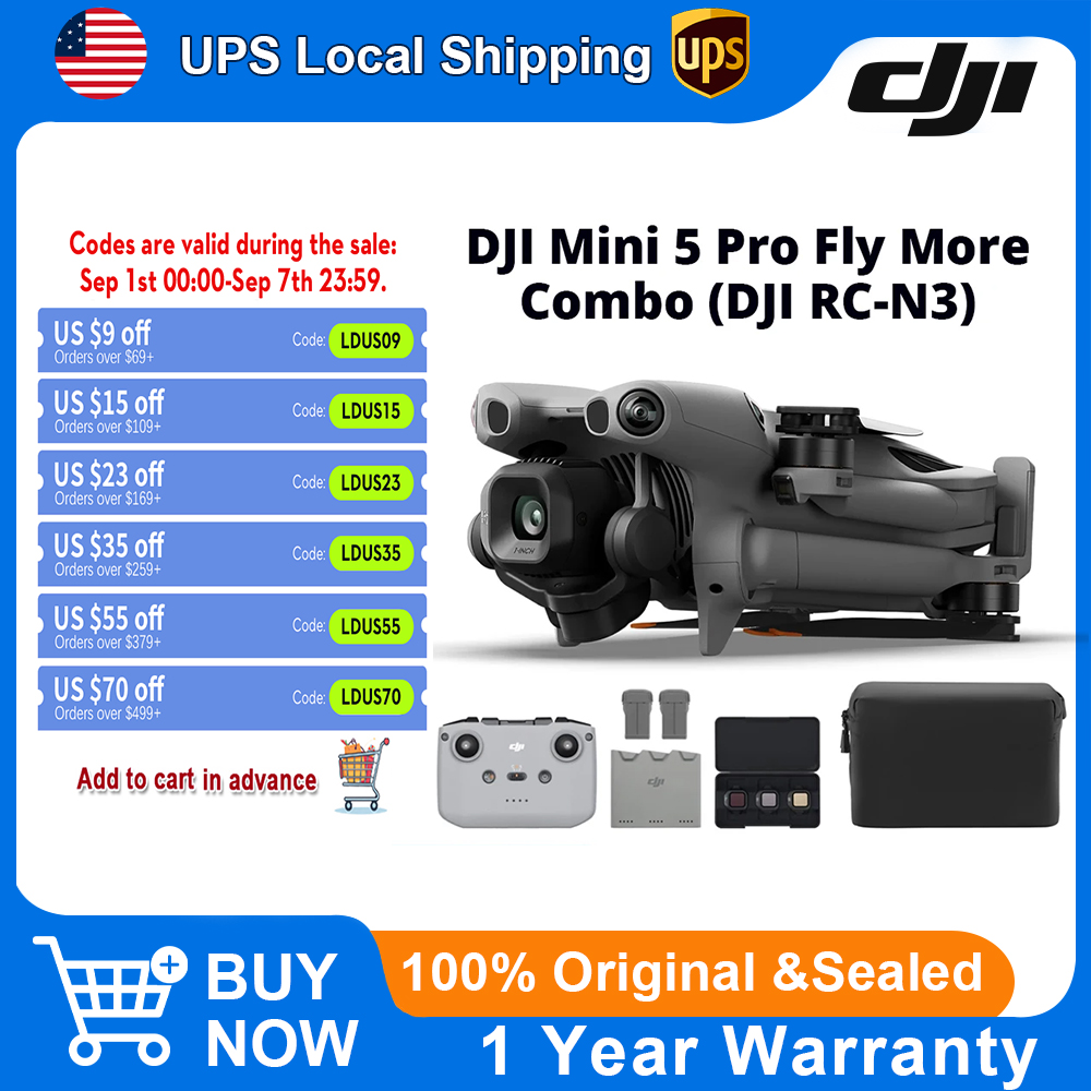 DJI Mini 5 Pro Fly More Combo  - Drone Camera Vlog reseña y precio